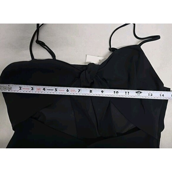 Lita by Ciara Revolve Tie Front Jumpsuit in Black Women’s Size XS NWT 32" INSEAM - Picture 8 of 12